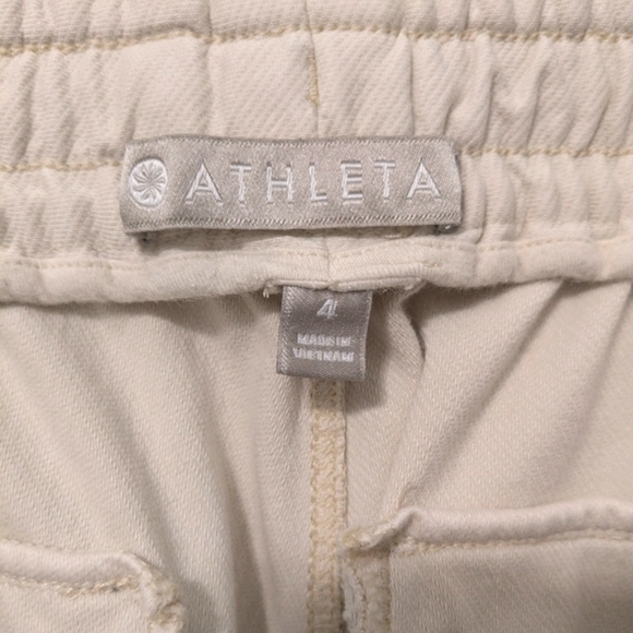 Athleta "Farallon" Joggers W/ Ankle Zipper in Putty Size 4 UPF 50+ - Picture 6 of 8